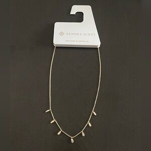 Kendra Scott 14K Gold Plated Jaimee Strand Multi Dangle Charm Necklace